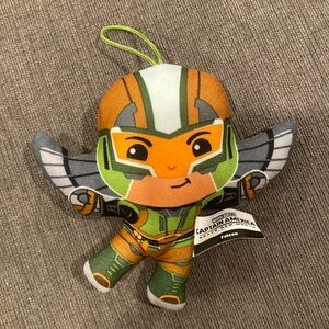 Captain America Plush McDonald’s Toy - Falcon   kids boys happy meal marvel toys